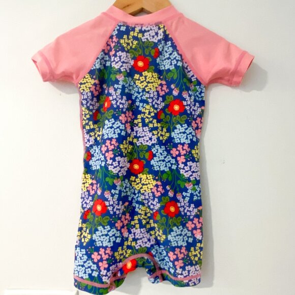 Hanna Andersson Other - Baby Girl Floral One-Piece Rash Guard Swimsuit